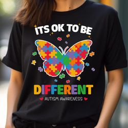 autism awareness butterfly acceptance kids women girl, always remember its ok to be different png, its ok to be differen