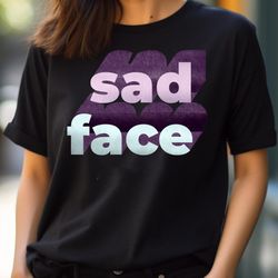 sad face word art, dare to stand out its ok to be different png, its ok to be different png