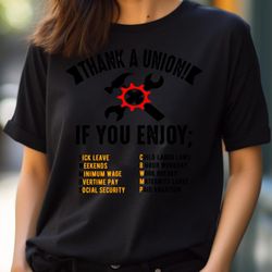 thank a union, labor day tradition png, labor day png