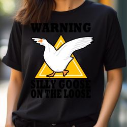 warning, silly goose - enthusiastic funny duck png, funny duck png