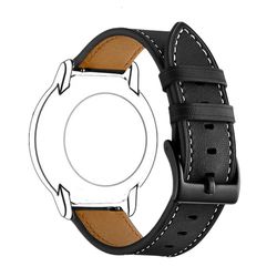 classic genuine leather watch band strap, quick release wristband, premium replacement for men and women