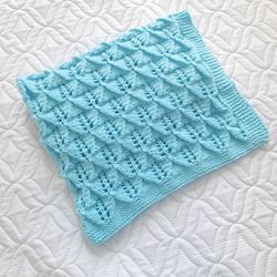 step-by-step knitting pattern baby blanket | pdf knitting pattern | v110