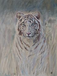 tiger original oil painting on canvas artwork