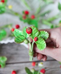 summer brooch berry decoration strawberry brooch