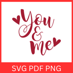 you love me svg, you heart me svg, i love you svg, valentine svg, valentine day clipart, heart svg, love clipart