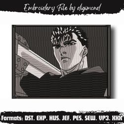 guts berserk embroidery design file berserk anime embroidery design berserk guts embroidery design | animeembro