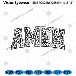 amen embroidery digital download, easter day embroidery digital download files, jesuss machine embroidery design downloa