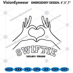 swiftie taylors version embroidery digital design, the eras tour machine embroidery files, taylor swift concert embroide