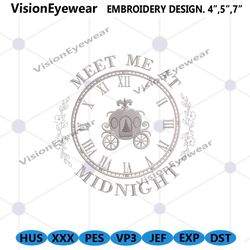 meet me at midnight embroidery files, midnight embroidery download digital, taylor swift embroidery digital instant desi