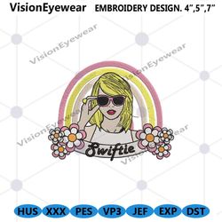 swiftie embroidery file design download, taylor swift embroidery instant files, the eras tour embroidery design files in