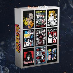 naruto v1: mega anime bundle- high-quality ai, eps, png formats