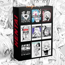anime hentai pack 1: mega anime bundle- high-quality ai, eps, png formats