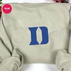 ncaa duke blue devils embroidered hoodie, ncaa team embroidered sweatshirt, ncaa embroidered football merch, fncaa03