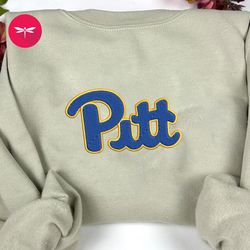 ncaa  pittsburgh panthers embroidered hoodie, ncaa team embroidered sweatshirt, ncaa embroidered football merch fncaa10