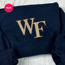 ncaa wake forest demon deacons embroidered hoodie, ncaa team embroidered sweatshirt, ncaa embroidered football fncaa14