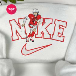 nike nfl kyler murray embroidered hoodie, nike nfl embroidered sweatshirt, nfl embroidered football, nike shirt nk06g