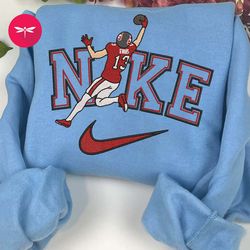 nike nfl mike evans embroidered hoodie, nike nfl embroidered sweatshirt, nfl embroidered football, nike shirt nk07g