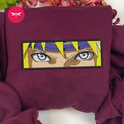 embroidered anime sweatshirt, embroidered anime hoodie, embroidered anime shirt, anime lover sweatshirt,gift for her an6