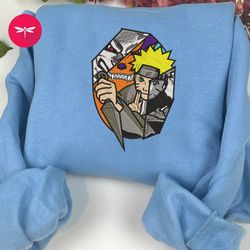 embroidered anime sweatshirt, embroidered anime hoodie, embroidered anime shirt, anime lover sweatshirt,gift for her an8