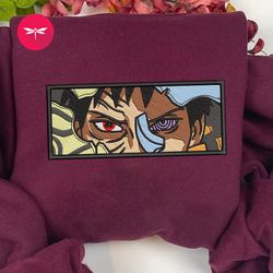 embroidered tobirama senju anime sweatshirt, embroidered tobirama senju anime hoodie, embroidered tobirama senju ani185
