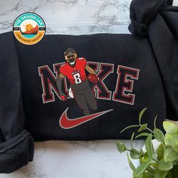 nike nfl kyle pitts embroidered hoodie, nike nfl embroidered sweatshirt, nfl embroidered football, nk10g shirt