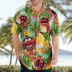 animal muppet hawaiian shirt