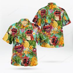 animal muppet tropical hawaiian shirt 1