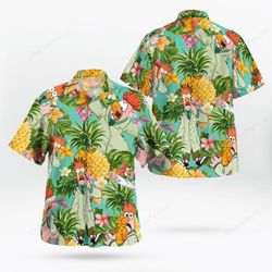 beaker the muppet pineapple tropical hawaiian shirt