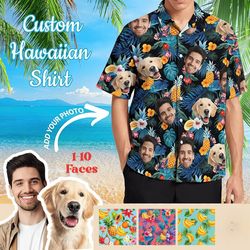customized photo summer shirt man woman, custom summer shirt with face, summer shirt, custom birthday summer gift