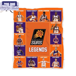 nba phoenix suns legends fleece blanket