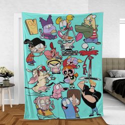 classic cartoon network character lover sherpa fleece quilt blanket bl2556 - wisdom teez.jpg