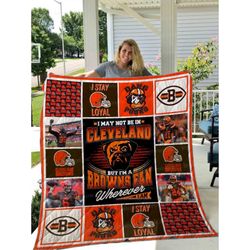 cleveland browns sherpa fleece quilt blanket bl0443 - wisdom teez.jpg