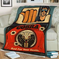 cobra 1986 sylvester stallone action film christmass lover sherpa fleece quilt blanket bl1467 - wisdom teez.jpg