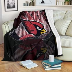 american football team sherpa fleece quilt blanket bl2895