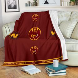 american football team sherpa fleece quilt blanket bl3031