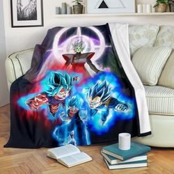 dragon ball anime sherpa fleece quilt blanket bl2898