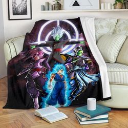 dragon ball anime sherpa fleece quilt blanket bl2985