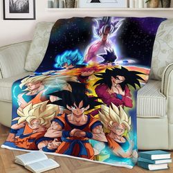 dragon ball sherpa fleece quilt blanket bl2512