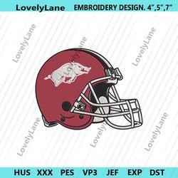 arkansas razorbacks helmet embroidery design download file