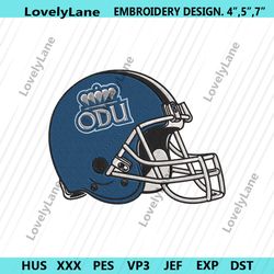 old dominion monarchs helmet embroidery design download file