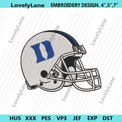 duke blue devils helmet machine embroidery design