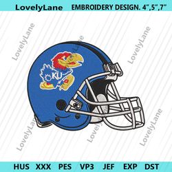 kansas jayhawks helmet embroidery design download file.