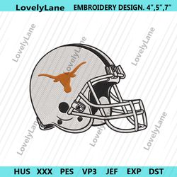 texas longhorns helmet embroidery digitizing instant download.