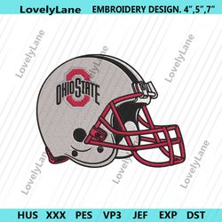 ohio state buckeyes helmet machine embroidery file.