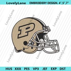 purdue boilermakers helmet embroidery design file.