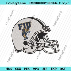 florida international panthers helmet machine embroidery design.