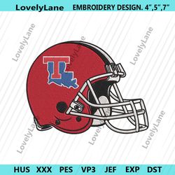 louisiana tech bulldogs helmet embroidery design download file