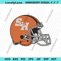 sam houston bearkats helmet machine embroidery digitizing