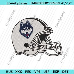 uconn huskies helmet embroidery digitizing instant download
