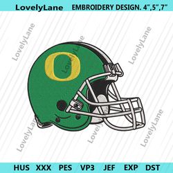 oregon ducks helmet embroidery design file